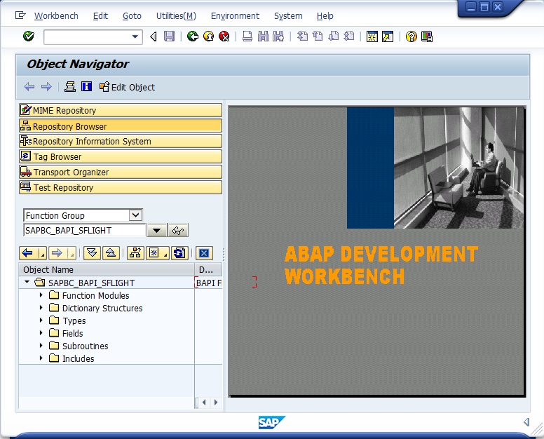 SAP Object Navigator