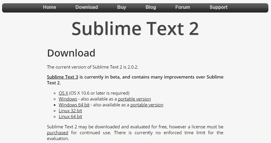 Sublime Text 2